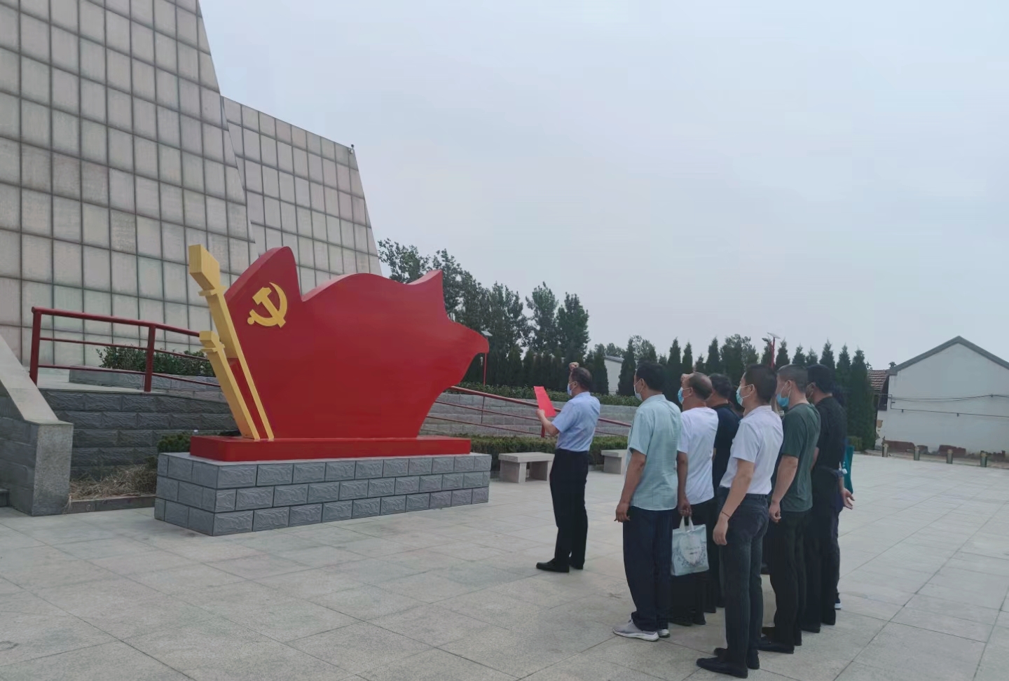 藥機(jī)黨小組參加公司慶祝中國共產(chǎn)黨成立100周年活動